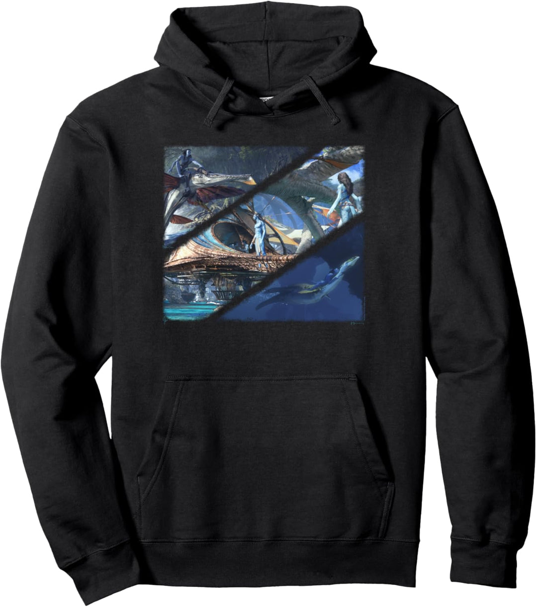 Art of Avatar Collection: Art of Avatar Collage Pullover Hoodie