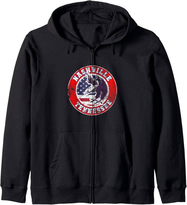 Nashville Tennessee Country und Western Music City Outfit Kapuzenjacke