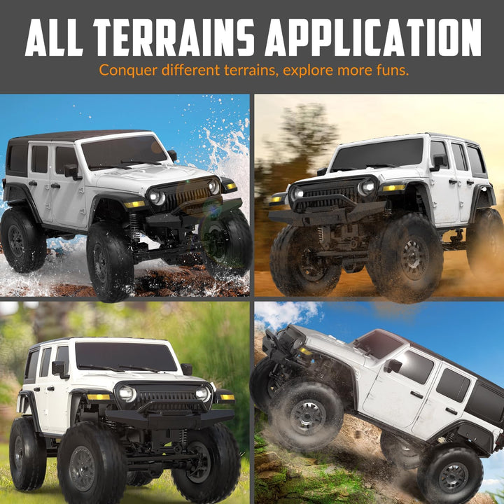 FLYCOLOR RCS24 Off Road 1/24 RC Truck 4x4 Off Road Crawler Kletterfahrzeug All Terrain RC Monster Tr