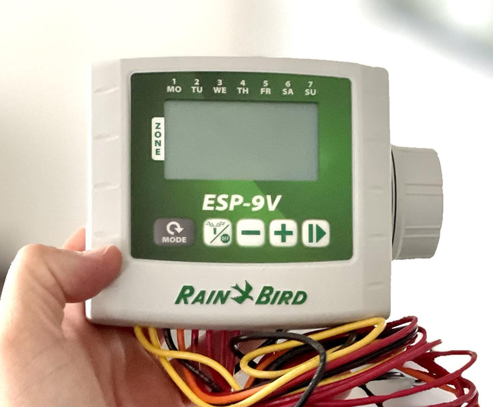 Rain Bird - ESP-9V Controller, 4-Jahreszeiten-Bewässerungsprogrammierer, Grau