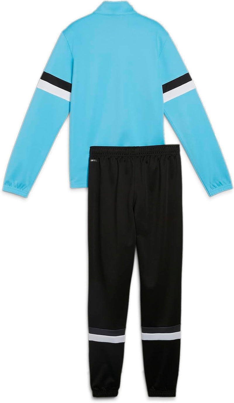 PUMA Jungen Individualrise Trainingsanzug Jr Trainingsanzug 128 Bright Aqua-PUMA Schwarz, 128 Bright