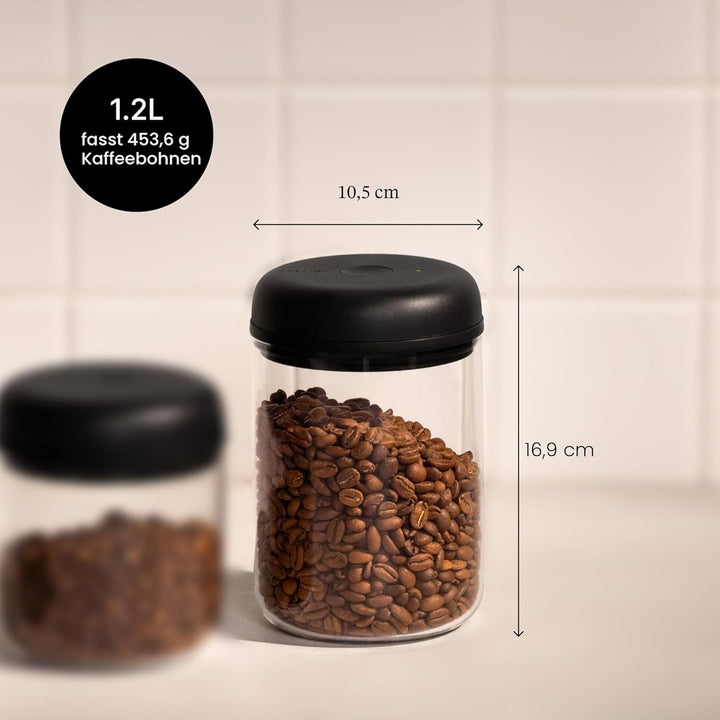 Fellow Atmos Elektrische Vakuumkanister & Vorratsbehälter – Luftdichte Kaffee- & Lebensmittelbehälte