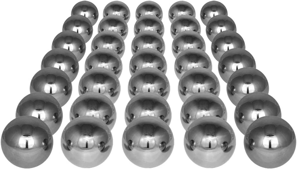 Gebrüder Lomprich Edelstahlkugeln B-Ware 35 Stück Durchmesser 5 cm