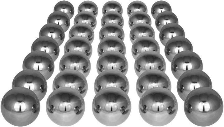 Gebrüder Lomprich Edelstahlkugeln B-Ware 35 Stück Durchmesser 5 cm