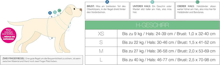 Max & Molly Hundegeschirr Matrix 2.0 Lavender/M in H-Form, für Hunde mit Gotcha! Smart ID, Geschirr