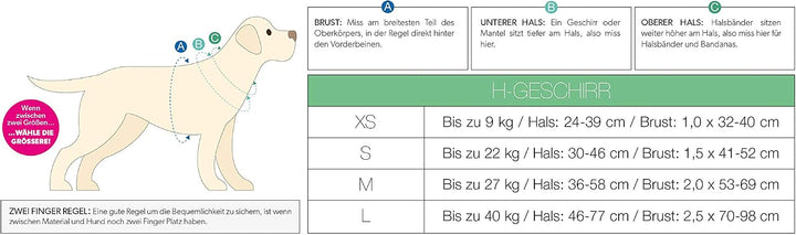 Max &amp; Molly Hundegeschirr Matrix 2.0 Lavender/XS in H-Form, für Hunde mit Gotcha! Smart ID, Geschirr