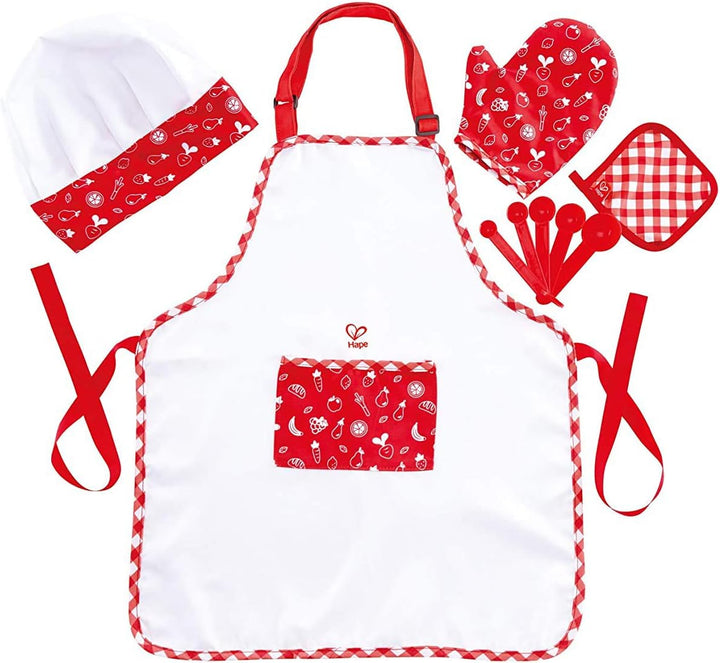 Hape E3162 - Chefkoch-Set, Küchenspielzeug, bunt Chefkoch-Set Single, Chefkoch-Set Single