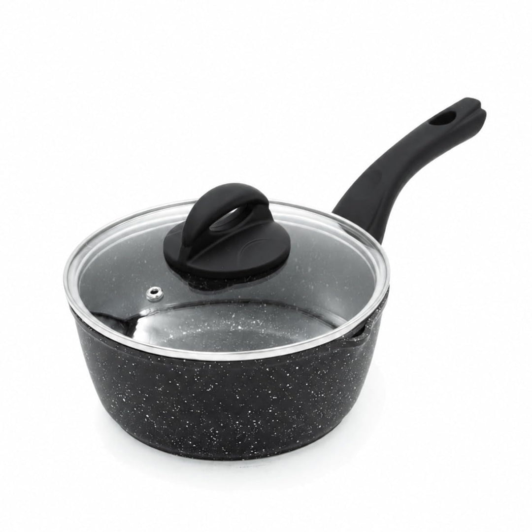Blackmoor Pfanne 20-cm-Kochtopf mit Deckel Schwarz 20cm Kochtopf 20 cm Schwarz, 20cm Kochtopf 20 cm