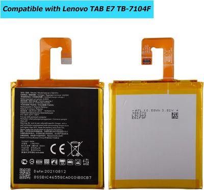 Vvsialeek L18D1P31 Akku Kompatibel Für Lenovo TAB E7 TB-7104F with Toolkit