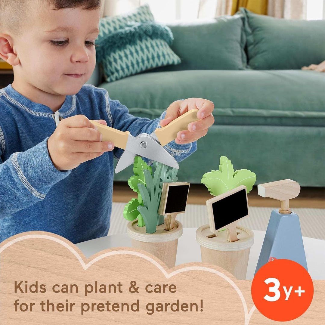 Fisher-Price Spielzeug für Babys, Gartenarbeit aus Holz für Babys ab 3 Jahren