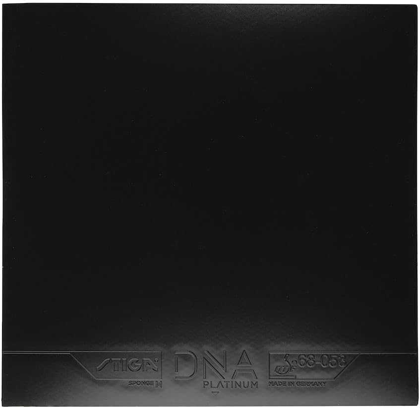 Stiga Unisex-Adult DNA Platinum M Tischtennisbelag 2.1 Schwarz, 2.1 Schwarz