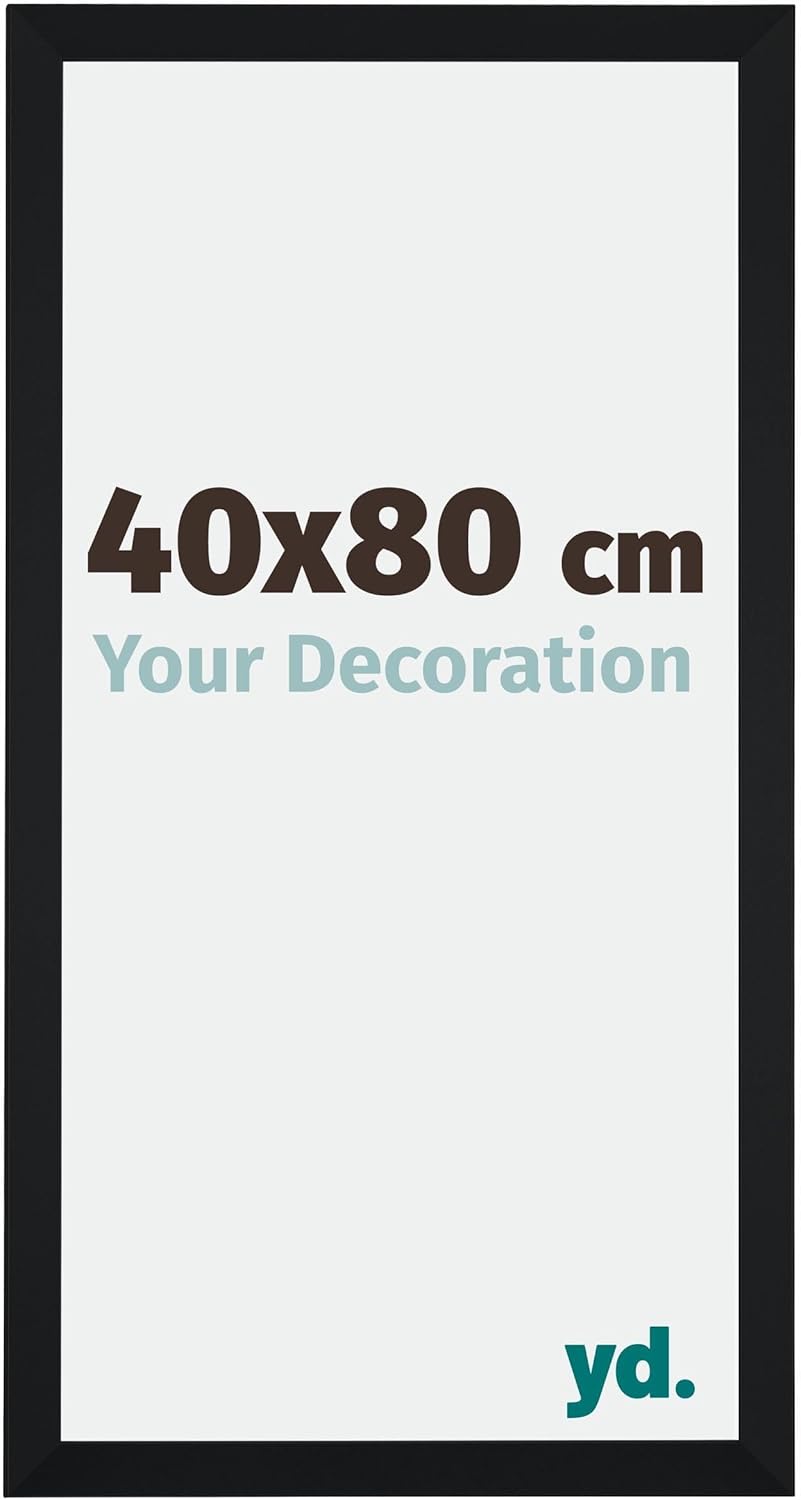 yd. Your Decoration - Bilderrahmen 40,00x80,00 cm - Bilderrahmen aus MDF mit Acrylglas - Antireflex