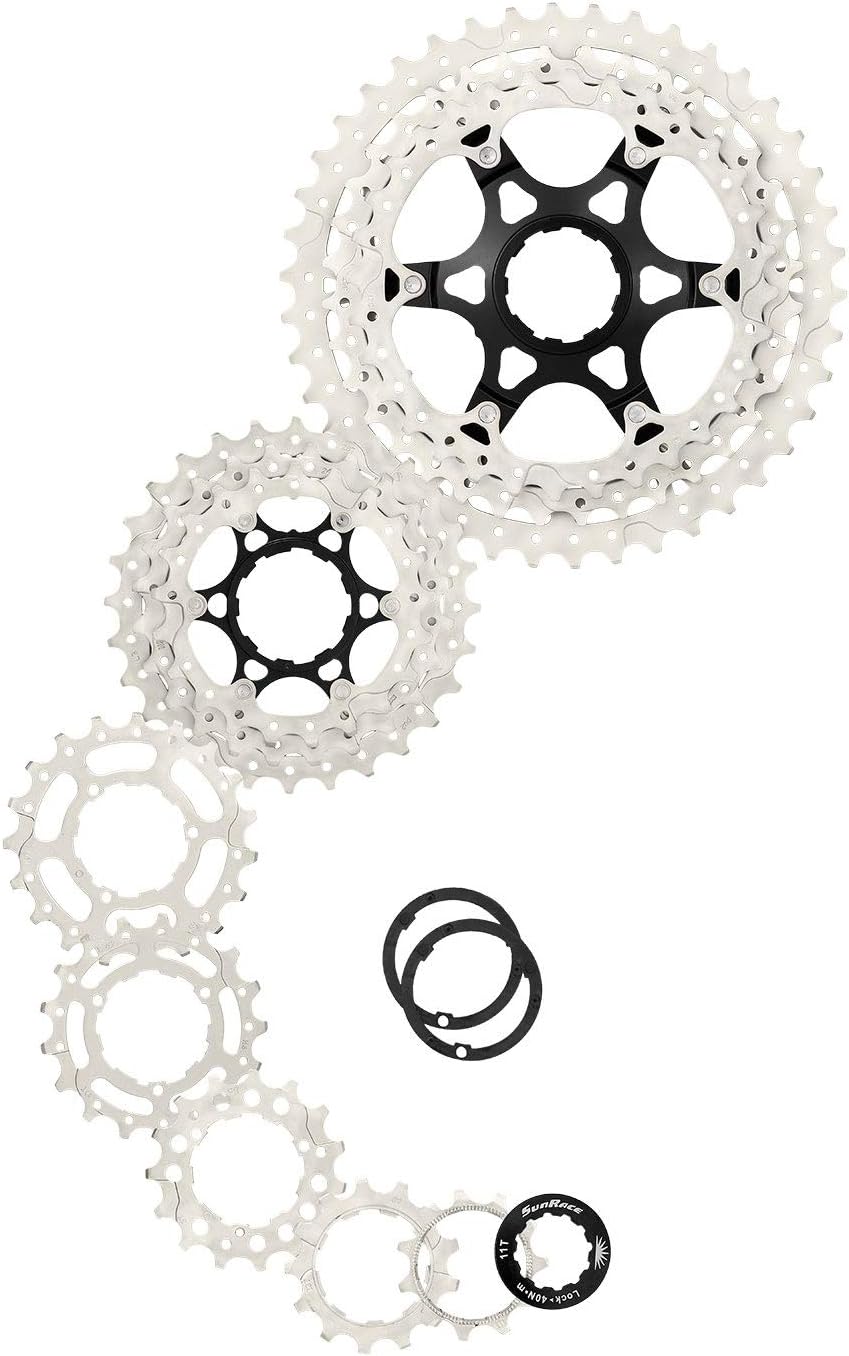 393223VAR - Cassette Sprockets 11V 11 velocità Argento, 11 velocità Argento