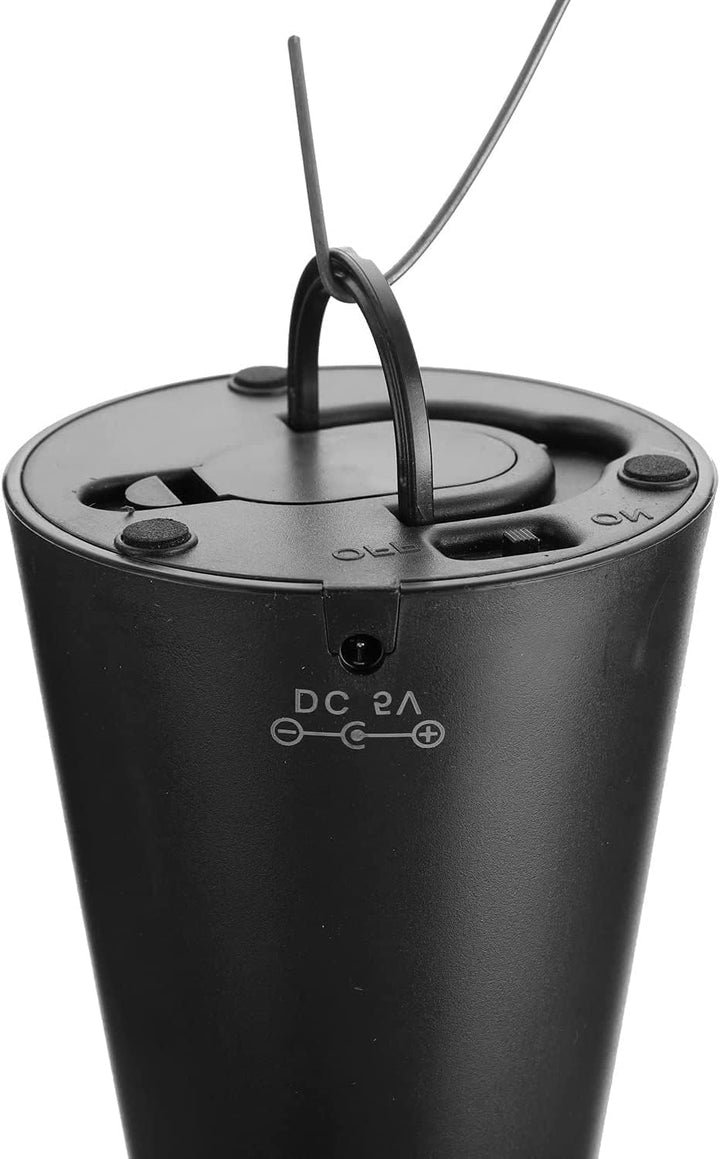 2Pcs Fliegenwedler - Tischventilator Gegen Fliegen und Wespen 2-in-1-Startmodus 2 Stück Schwarz-A, 2