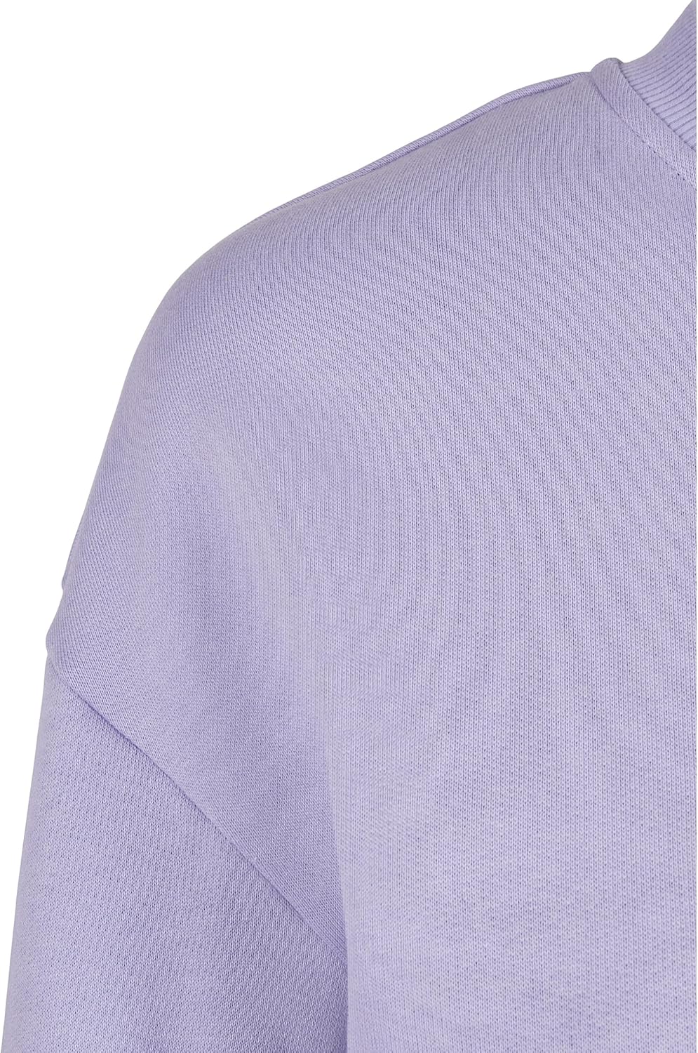 Urban Classics Damen Oversized Sweatshirt aus Bio-Baumwolle, Crew Neck Pullover aus Organic Cotton,
