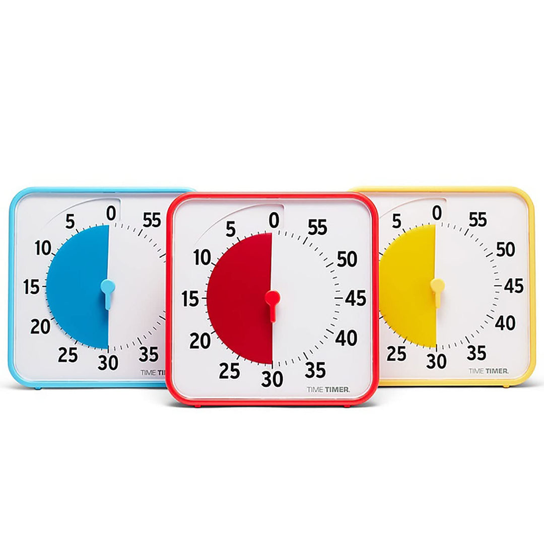 Time Timer Medium Klassenzimmer-Set–60 Min. Visueller Timer für Kinder mit Trocken Abwischbaren Akti