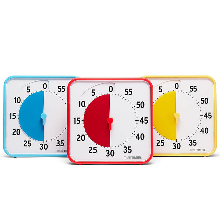 Time Timer Medium Klassenzimmer-Set–60 Min. Visueller Timer für Kinder mit Trocken Abwischbaren Akti