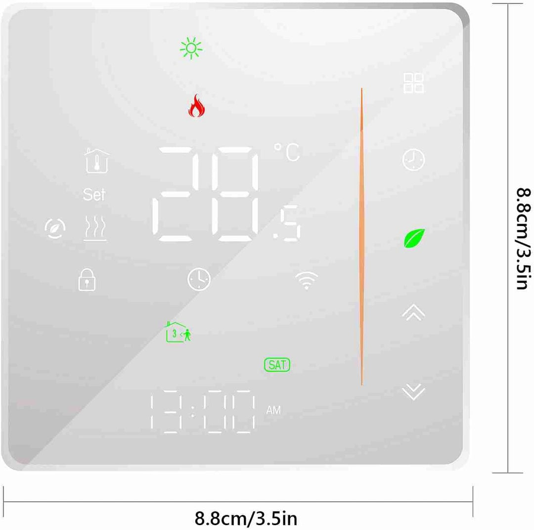 Decdeal WiFi Thermostat Wasser-Fussbodenheizung,Unterstützung Von TUYA/Smart Life,Google Home,Progra