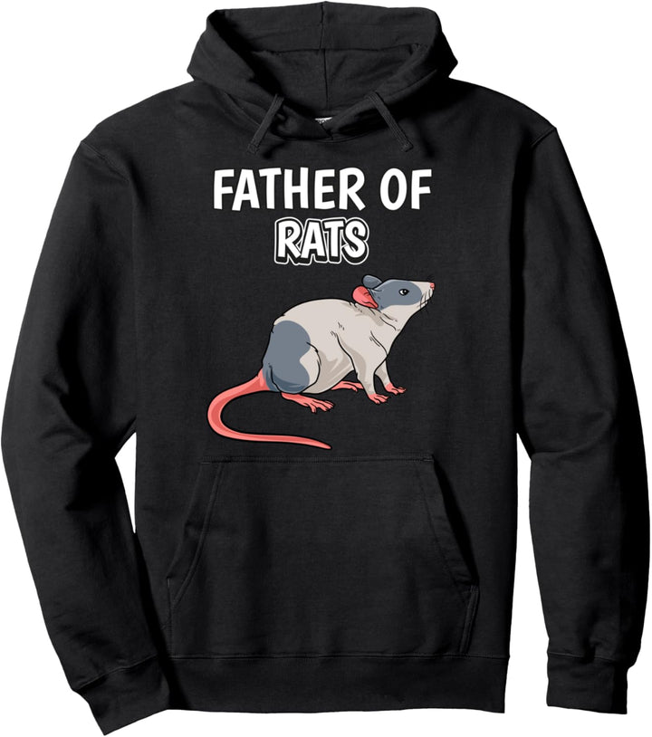 Herren Jungen Father Of Rats Papa Vatertag Ratte Pullover Hoodie
