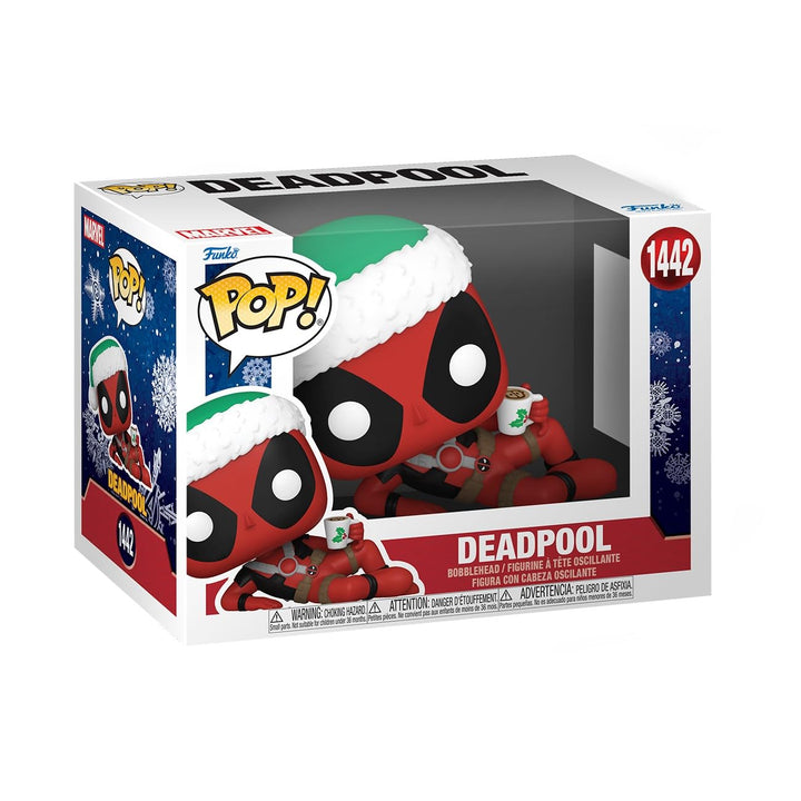 Funko Pop! Marvel: Holiday – Deadpool - Marvel Comics - Vinyl-Sammelfigur - Geschenkidee - Offiziell