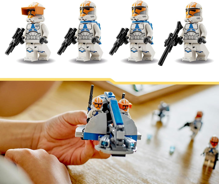 LEGO 75359 Star Wars Ahsokas Clone Trooper der 332. Kompanie – Battle Pack, The Clone Wars Spielzeug