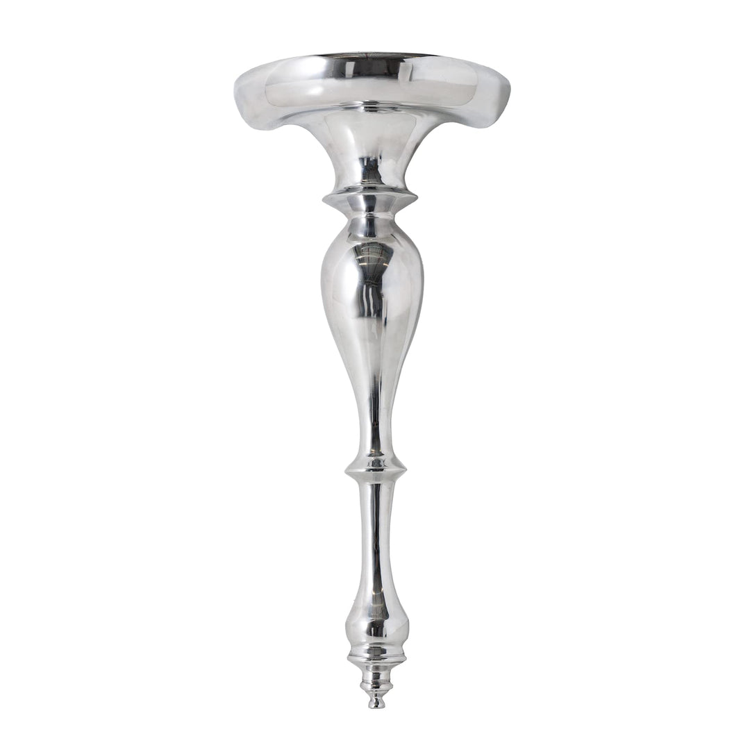 Invicta Interior Stylischer Design Wandkonsole Aluminium 80 cm Beistelltisch silberfarbig Barock