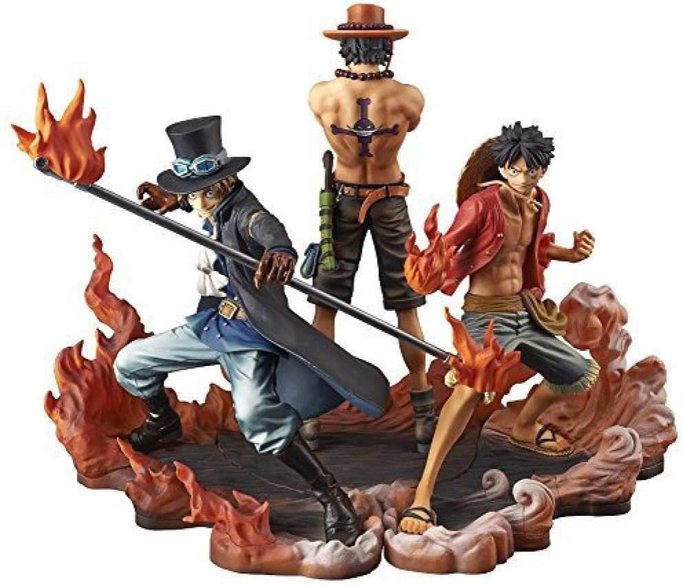 Banpresto ONE Piece DXF Brotherhood II Luffy Sabo ACE Figure 3pcs Set