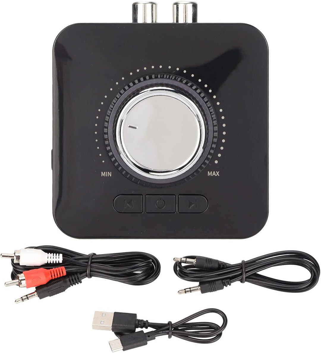 Goshyda Bluetooth-Sender-Empfänger, V5.0 Bluetooth-Adapter, Wiederaufladbare LED-Digitalanzeige, Dra