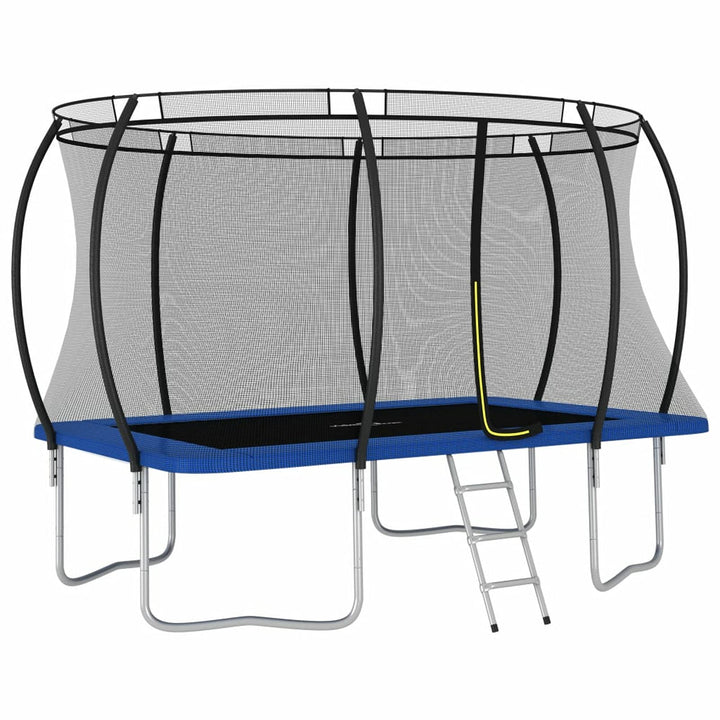 Trampolin-Set Gartentrampolin mit Sicherheitsnetz Rechteckig 335×244×90 cm 150 kg