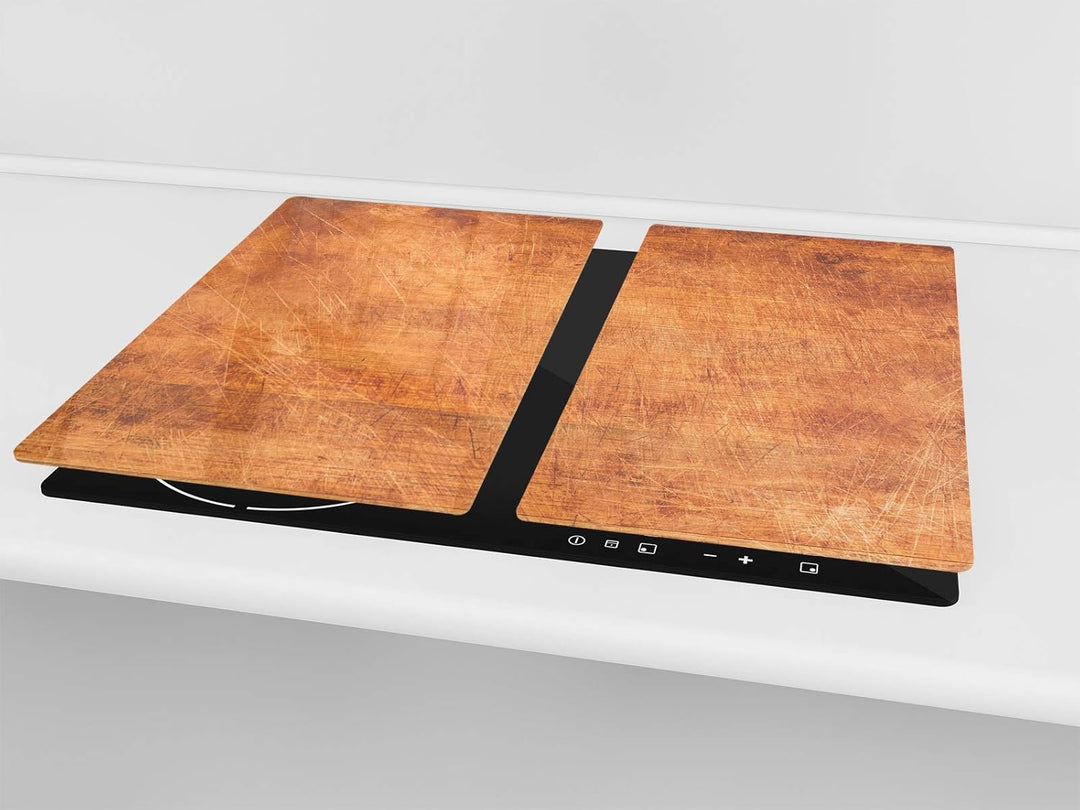 Kochplattenabdeckung Stove Cover und Schneideplatten SINGLE mit 60 x 52 cm und DOUBLE - zwei Bretter