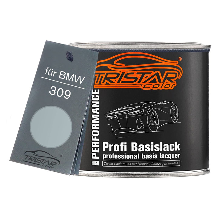 TRISTARcolor Autolack Dose spritzfertig für BMW 309 Arktissilber Metallic/Arctic Silver Metallic Bas