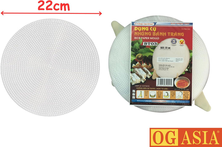 VINH TRUONG Reispapier Form BT19 - Zum Formen von Reispapierrollen - OG ASIA