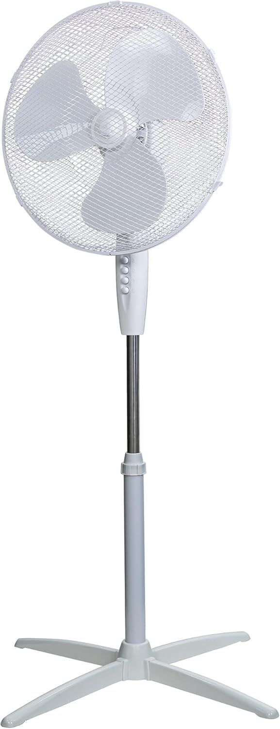 Russell Hobbs RHPPF1621 Standventilator, 40,5 cm, leicht, 3 Geschwindigkeiten, Weitwinkel-Schwenken,