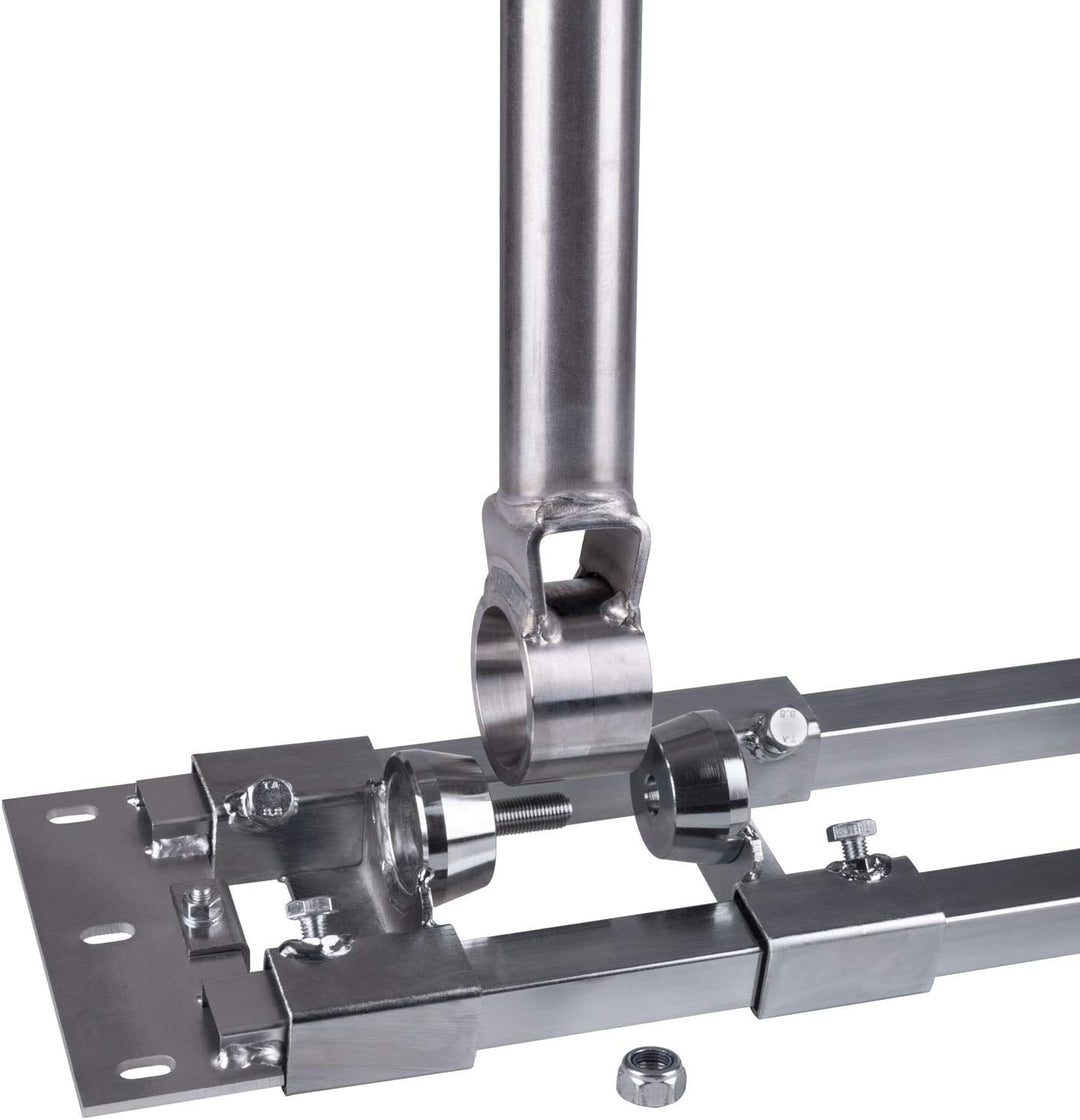 Dachsparrenhalter - DUR-line® Herkules E48-900 Edelstahl - über 1000Nm - Breite: 55 - 90 cm, Masthöh