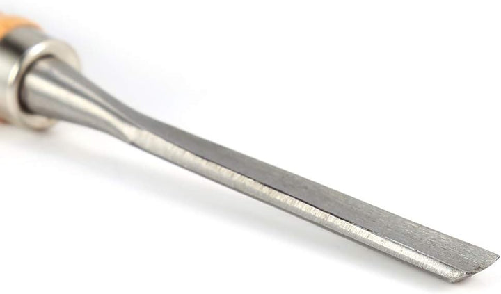 Holzschnitzmeissel Set, 12-teilig, Professionelles Schnitzmesser mit Polierten Holzgriffen, Schnitze