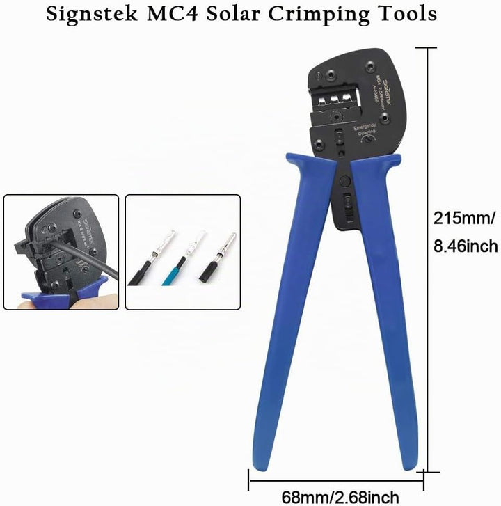 Signstek A-2546B MC4 PV Crimpzange für 2.5-6m㎡ Kabel/Solar