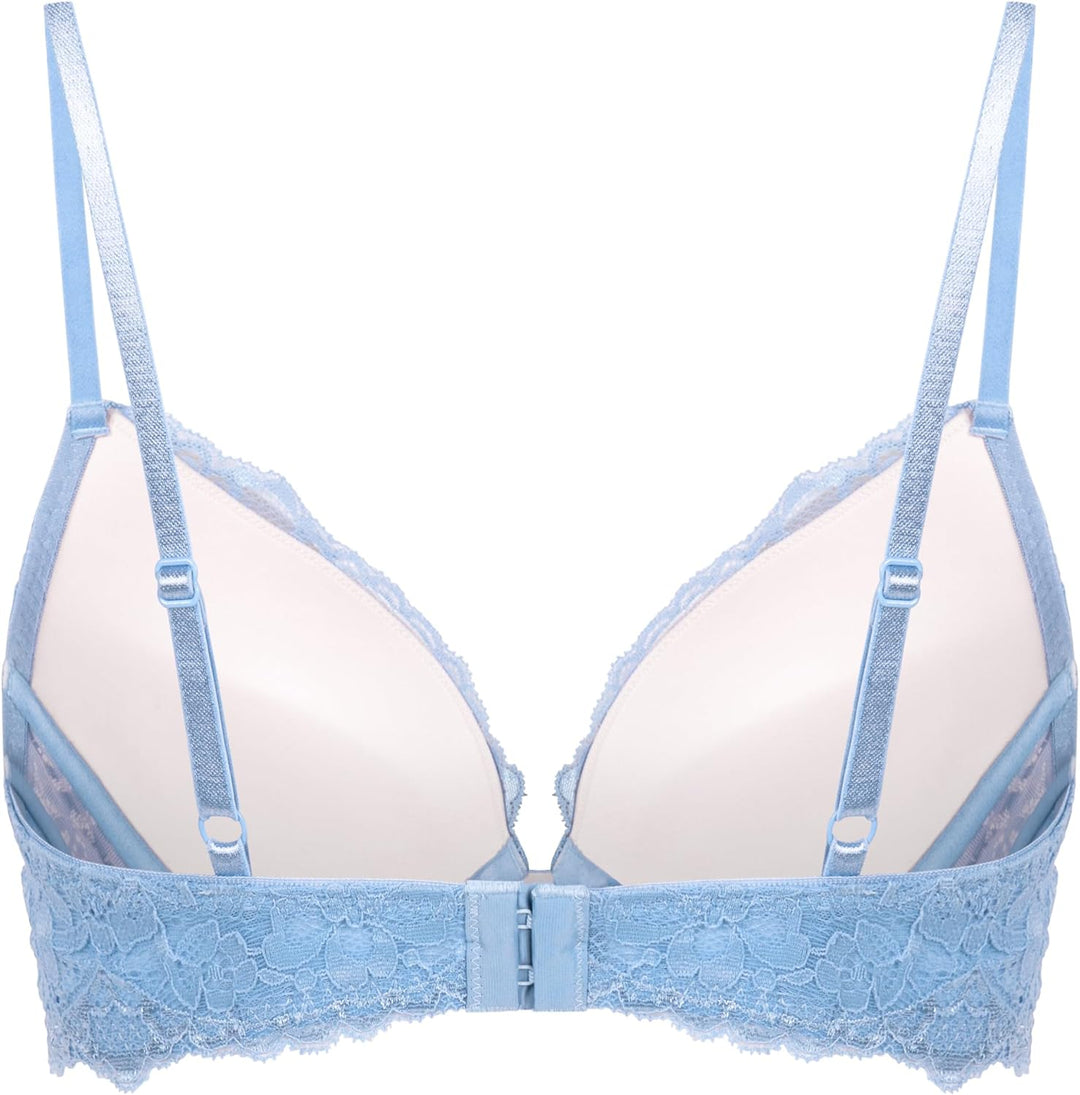 Hunkemöller Vorgeformter Push-up-Bügel-BH Marine 70B Bel Air Blue, 70B Bel Air Blue