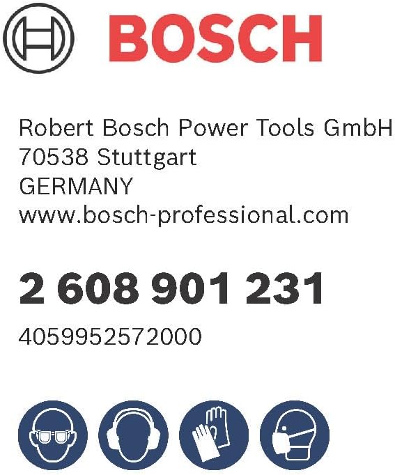 Bosch Professional 1x Expert N880 Vliesrolle (für Stahlbleche, Breite 115 mm, Länge 10 m, ultra fein