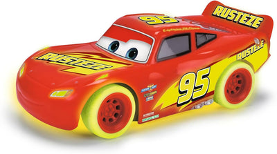 Jada Toys - RC Turbo Racer Lightning McQueen (17 cm) aus Disney Pixars Cars - ferngesteuertes Auto a