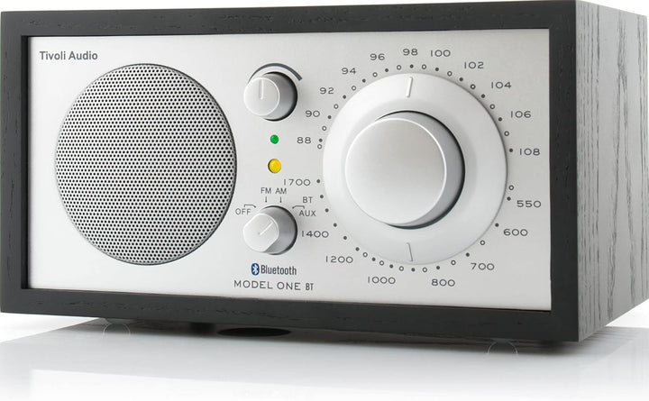 Tivoli Audio Model One BT Bluetooth UKW-/MW-Tisch Radio (Schwarz/Silber) Schwarz / Silber, Schwarz /