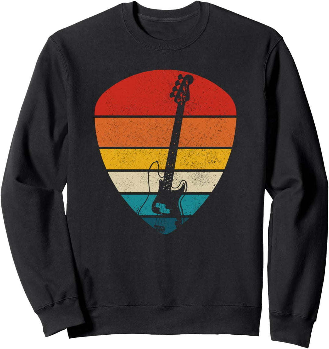 Gitarre Gitarrist Vintage Geschenk Sweatshirt