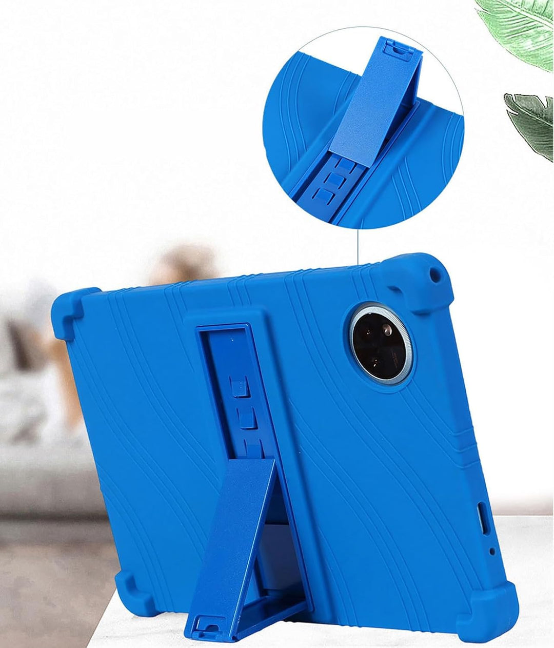GIOPUEY Hülle Kompatibel mit DOOGEE Tab A9 Plus/A9 Pro Plus/A9+/A9 Pro+ - mit Ständer - Weiche TPU S