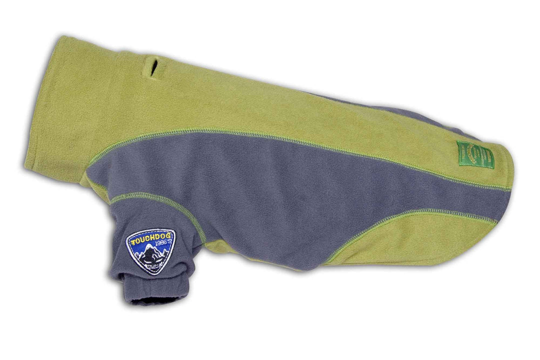 Karlie Touchdog Hundemantel Fleece S Grün/Grau, S Grün/Grau