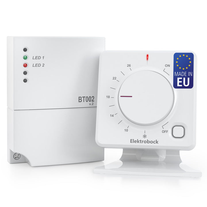 Elektrobock Funk Raumthermostat, BPT012, 158 x 181 x 62 mm