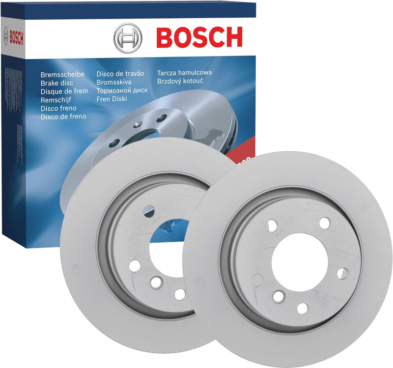 Bosch BD492 Bremsscheiben - Hinterachse - ECE-R90 Zertifizierung - zwei Bremsscheiben pro Set