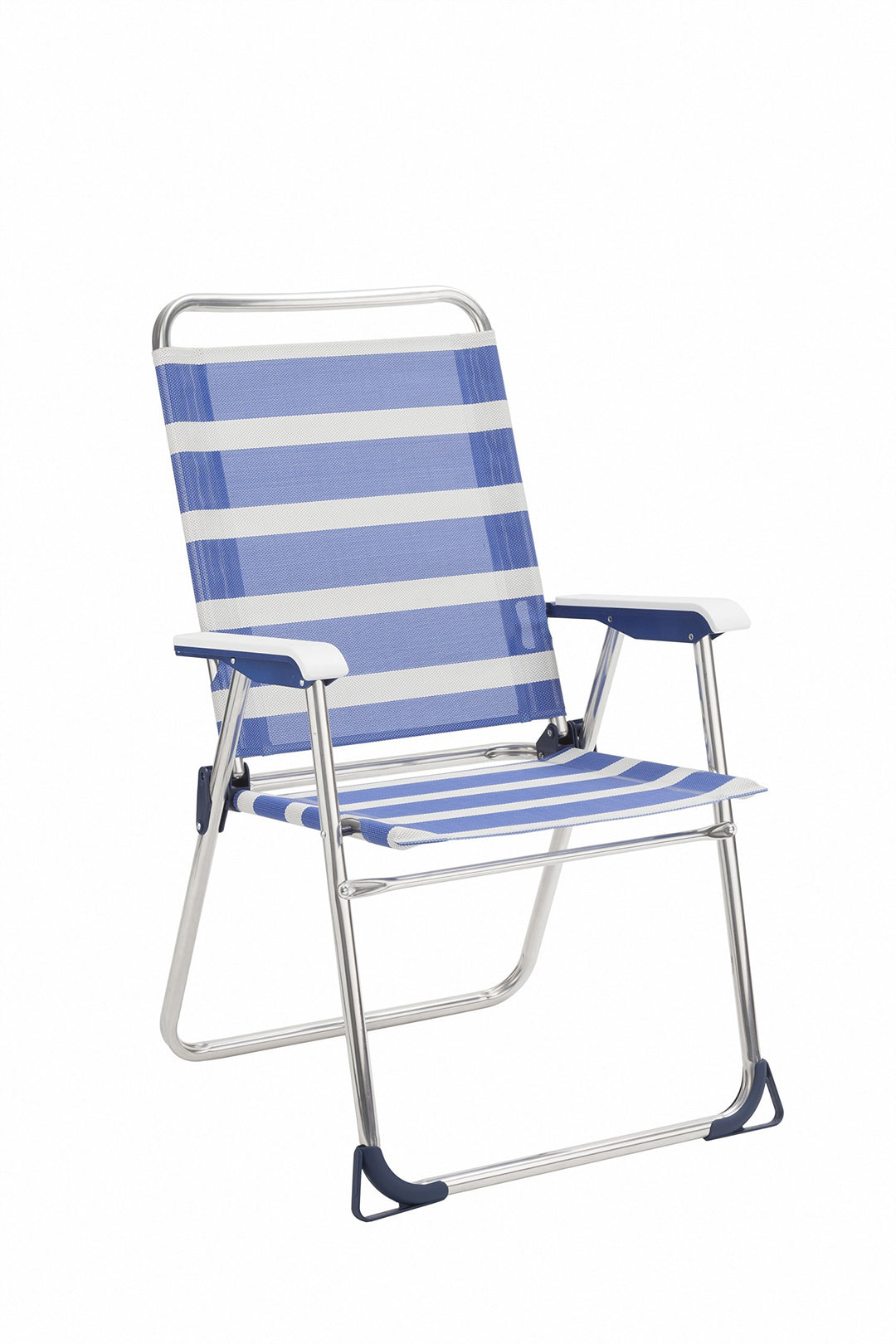 Alco Manufakturen 6375 alf-1556 Sessel Fixed, 85 x 58 x 8.5 cm, blau und weiss
