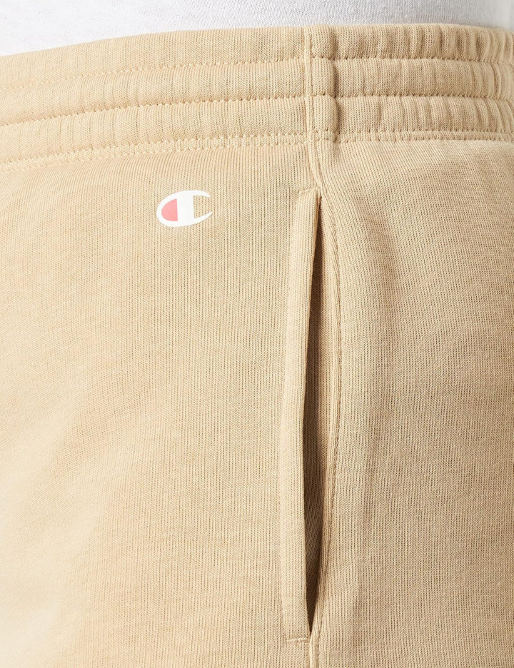 Champion Damen Legacy American Classics Powerblend Terry High Waist Regular Shorts XS Braun Taupe, X
