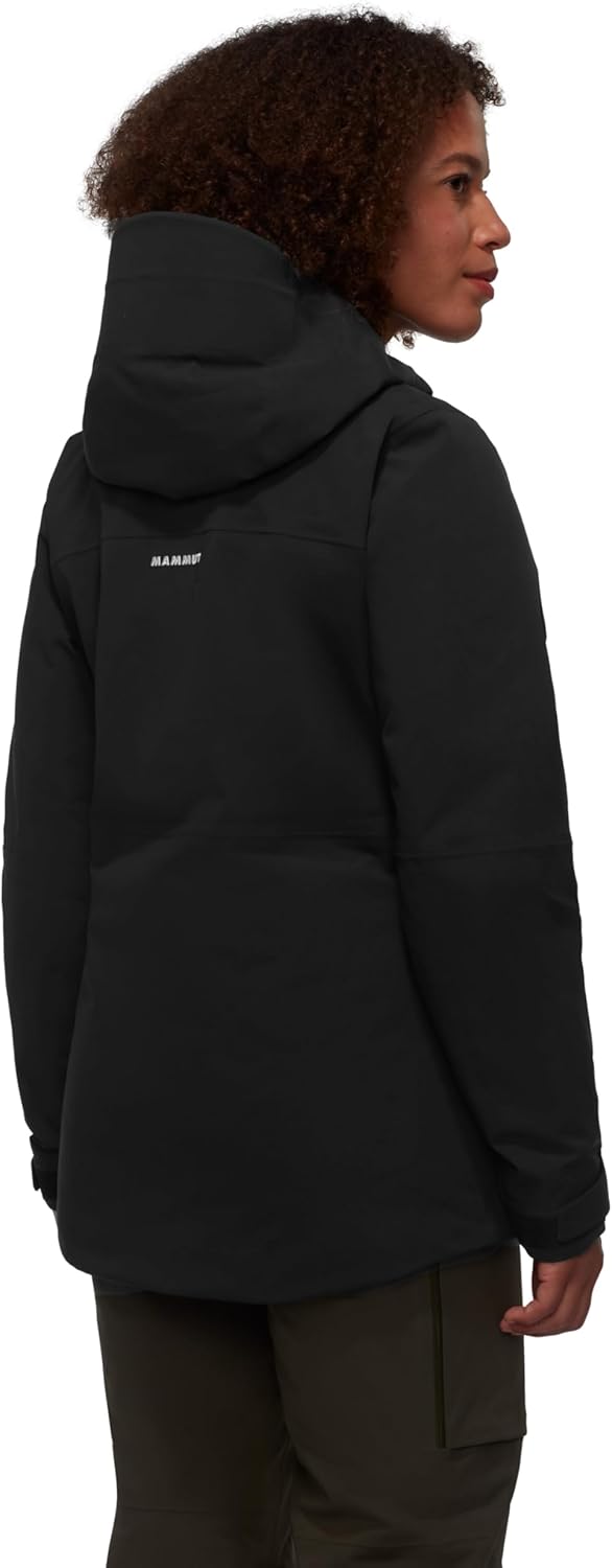 Mammut Damen Stoney Hardshelljacke mit Kapuze XXL Schwarz, XXL Schwarz