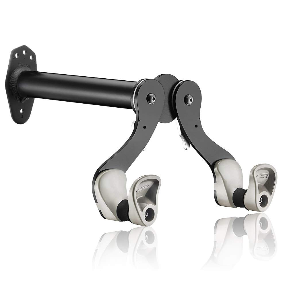 Ibera Fahrrad-Wandhalter, Fahrradaufbewahrung, Horizontal Wall 45 ° Winkel einstellbar, Single Aufbe