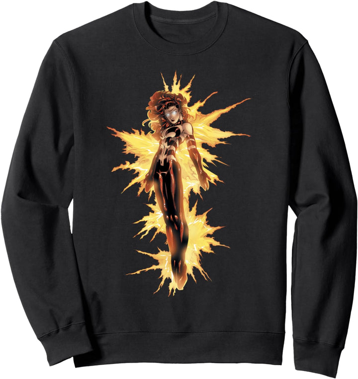 Marvel X-Men Phoenix Jean Grey On Fire Sweatshirt